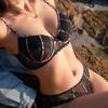 Europe Sexy Push Up Bra Set Women Lace Embroidery Lingerie Fashion Leopard Print Adjustable Strap Bra DE Cup Plus Size Underwear