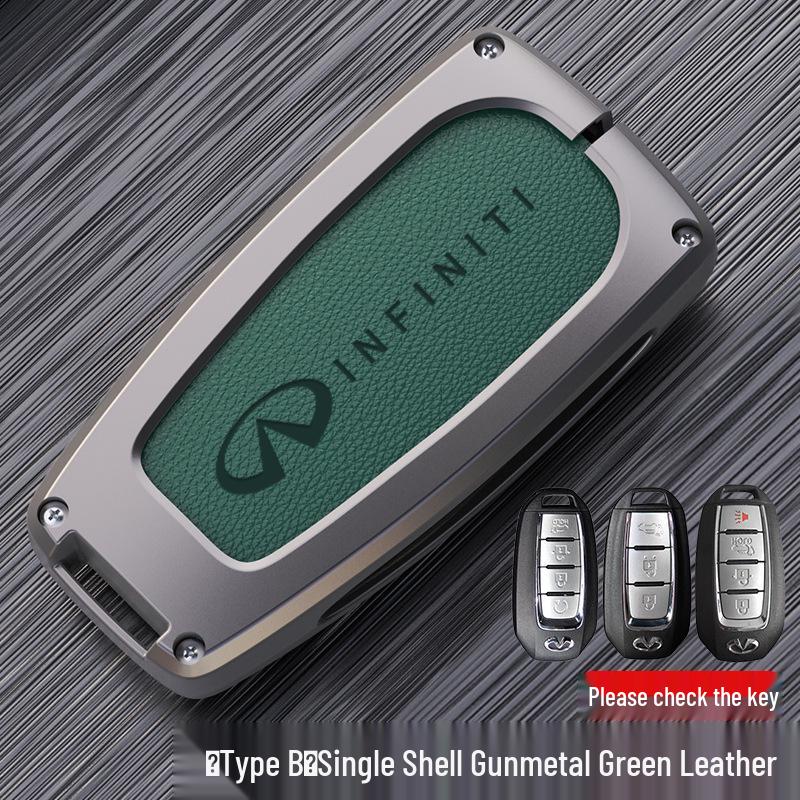 

Металлический чехол для ключа высокого класса для Infiniti QX50/QX60 - Полное покрытие, Унисекс