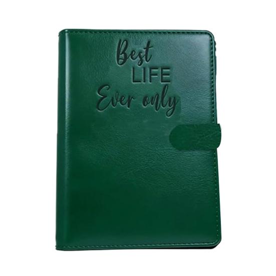 

Tract Holder Folder for Ministry, Faux Leather Mini Field Service Organizer, Magnetic Closure Jehovahs Witnesses Supplies for Pioneers зелёный
