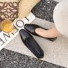 French Elegant Pointed Toe Gentle Evening Shoes Slip-On Low Heel Commuter Flat Shoes