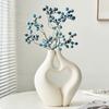 Ceramic Couple Figurines Vase Lover Heart Statue for Pampas Grass Nordic Abstract Home Living Room Bedroom Centerpiece Decor