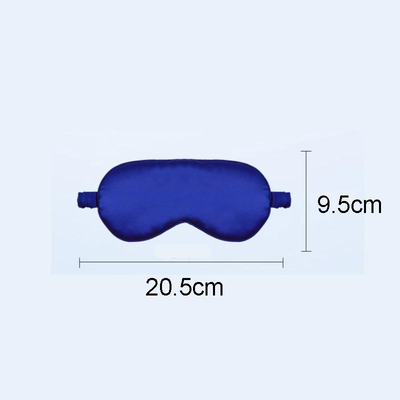 Double-sided Imitation Silk Eye Mask Breathable Sleep Light-blocking Eye Mask Amazon Multi-color Gift Wrap Sleeping Eye Mask