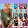 Summer Boho Women Cold Shoulder Feather Tshirt Blouse With Stylish Printing And Short Sleeve Design