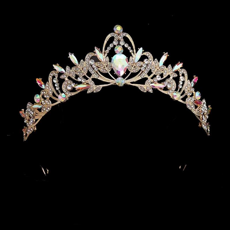 

Свадебные аксессуары для свадебного платья, аксессуары для волос, корона, тиара, сплав, барокко, стразы, кристалл, корона для волос, ювелирные изделия