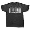 Limited Edition Since 1996 Barcode T Shirts Cotton Streetwear Short Sleeve Birthday Gifts Summer Style Tshirt Unisexs Clothing