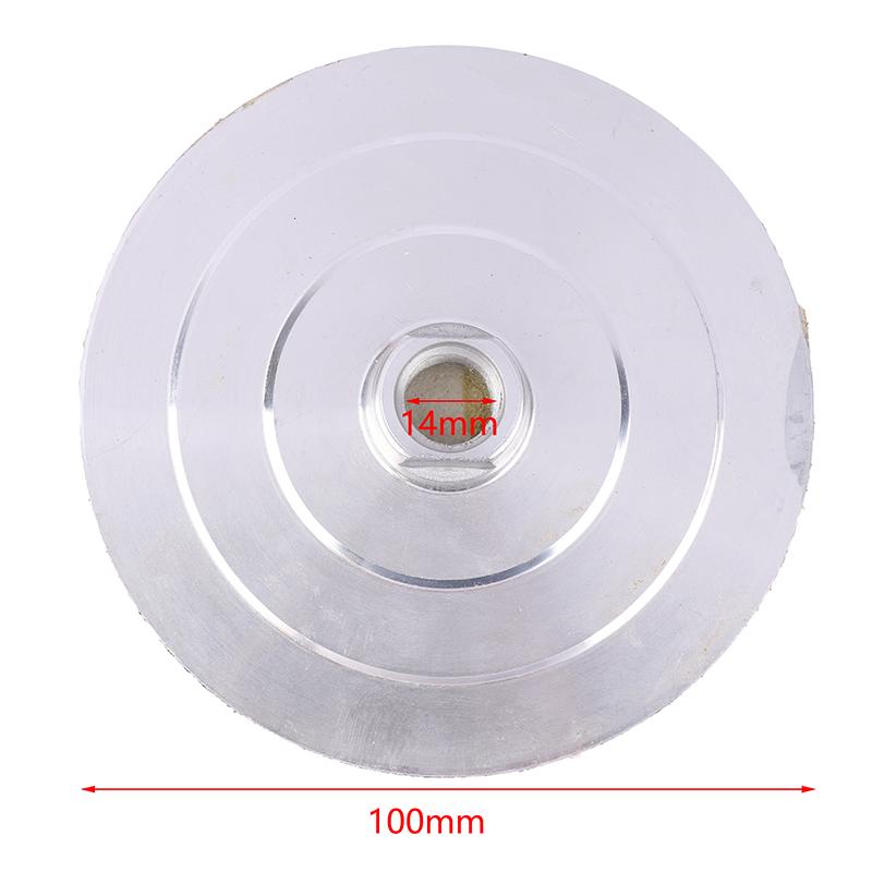 

1 шт. 4-дюймовая подложка для алмазной полировальной подложки, алюминиевая основа, держатель M14 Ecoflow, аксессуары для инструментов Festool 14*100mm