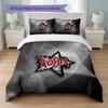Korn Print 3Pcs Bedding Set Duvet Cover With Two Pillowcases Soft Bed Linen For Household Bedroom