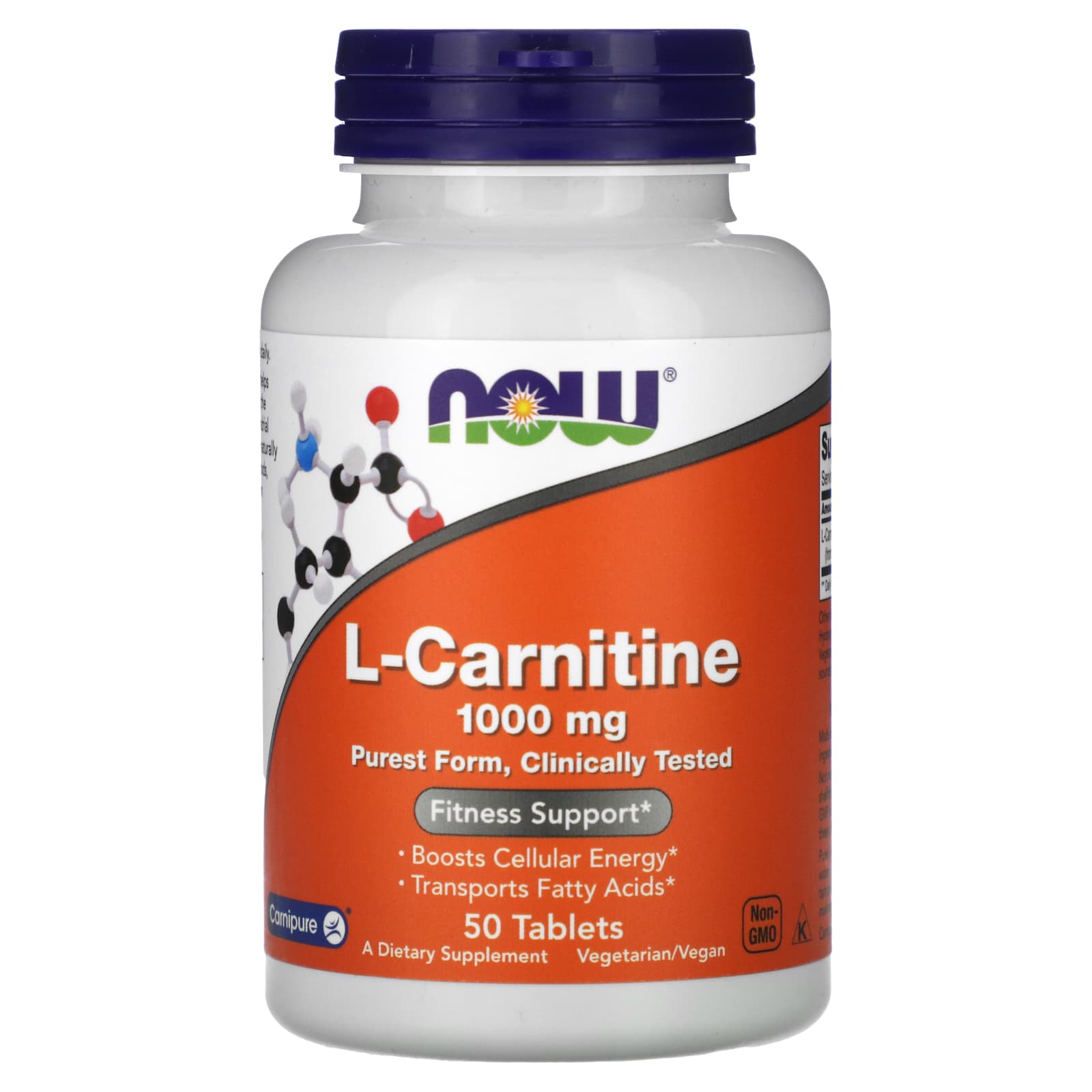 

L-Carnitine, 1,000Mg, 50 Tablets