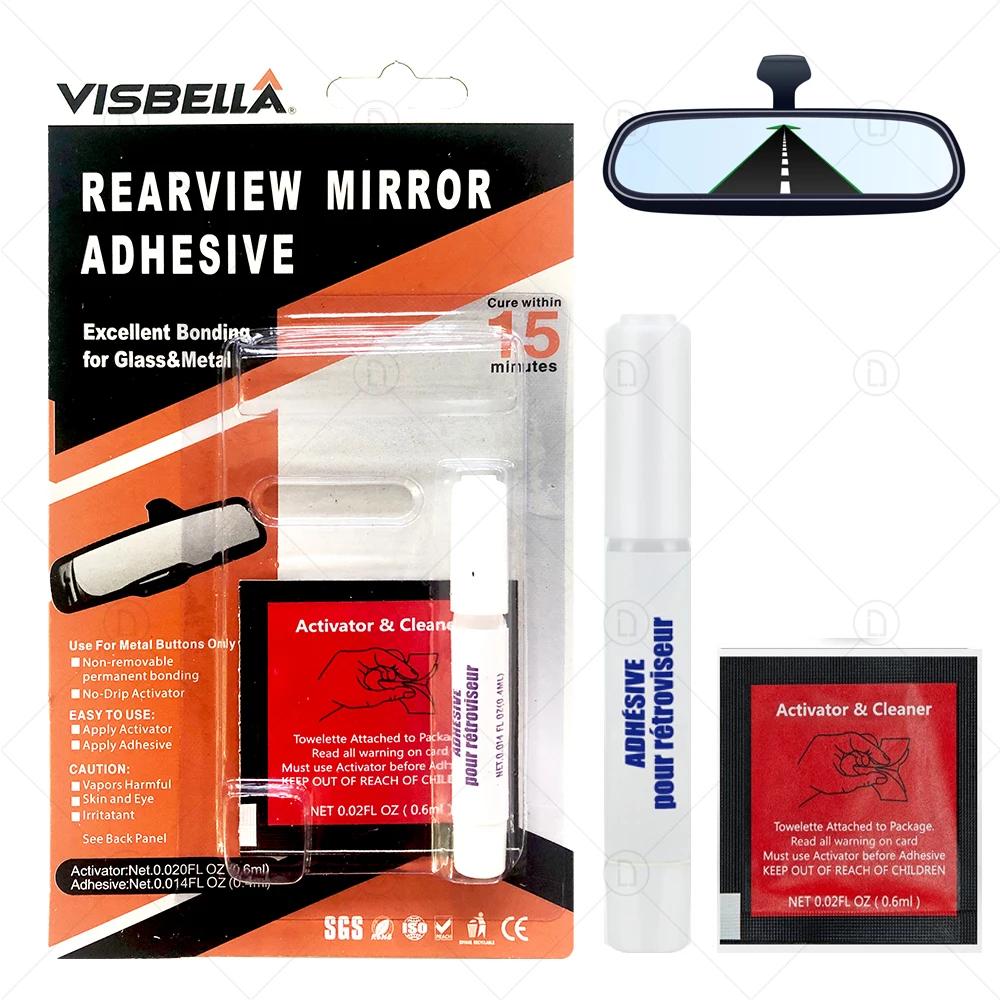 Car Rearview Mirror Adhesive - Strong Permanent Glue for Glass & Metal, DIY Auto Repair Bonding