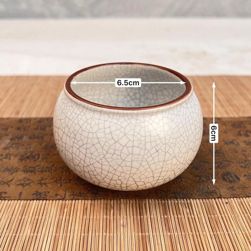 Lilang Ceramic Crackle Glaze Flower Pot