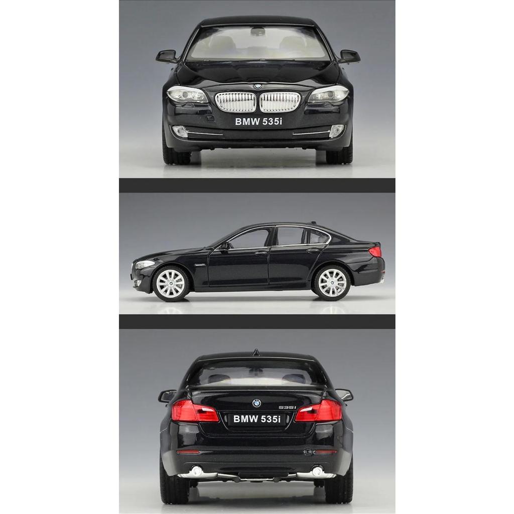 Welly 1/24 BMW 5 Series 535i Alloy Car Model Diecast Metal Toy Vehicles Car Model High Simulation Collection Childrens Toy Gifts