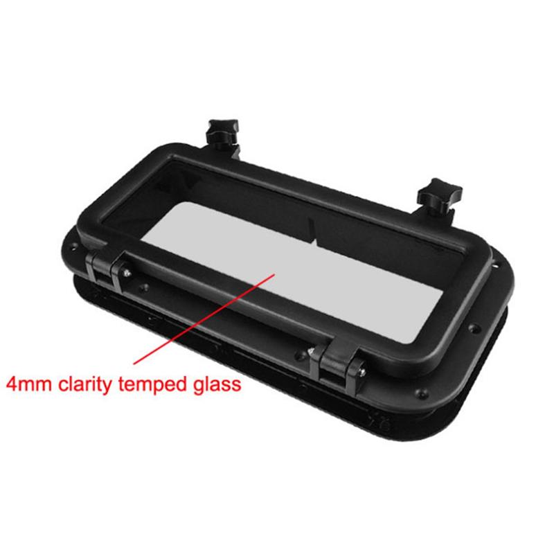 Yacht Marine Boat Portholes Decorative RV Skylights Watertight Rectangular Windows Boat Windows
