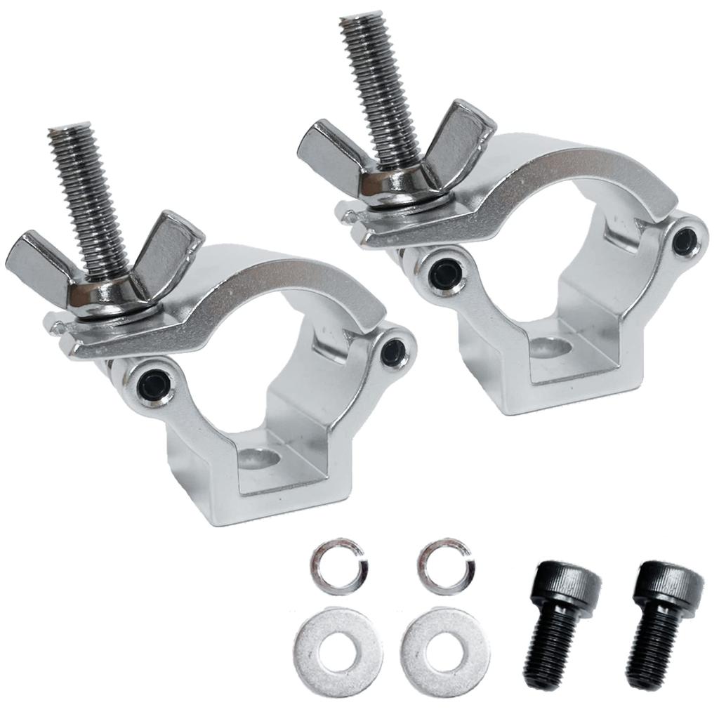 ROOOCYY Universal Fixed 4WD Off-Road Crocan Rear Mount Scoop Holder (Silver), Set of 2