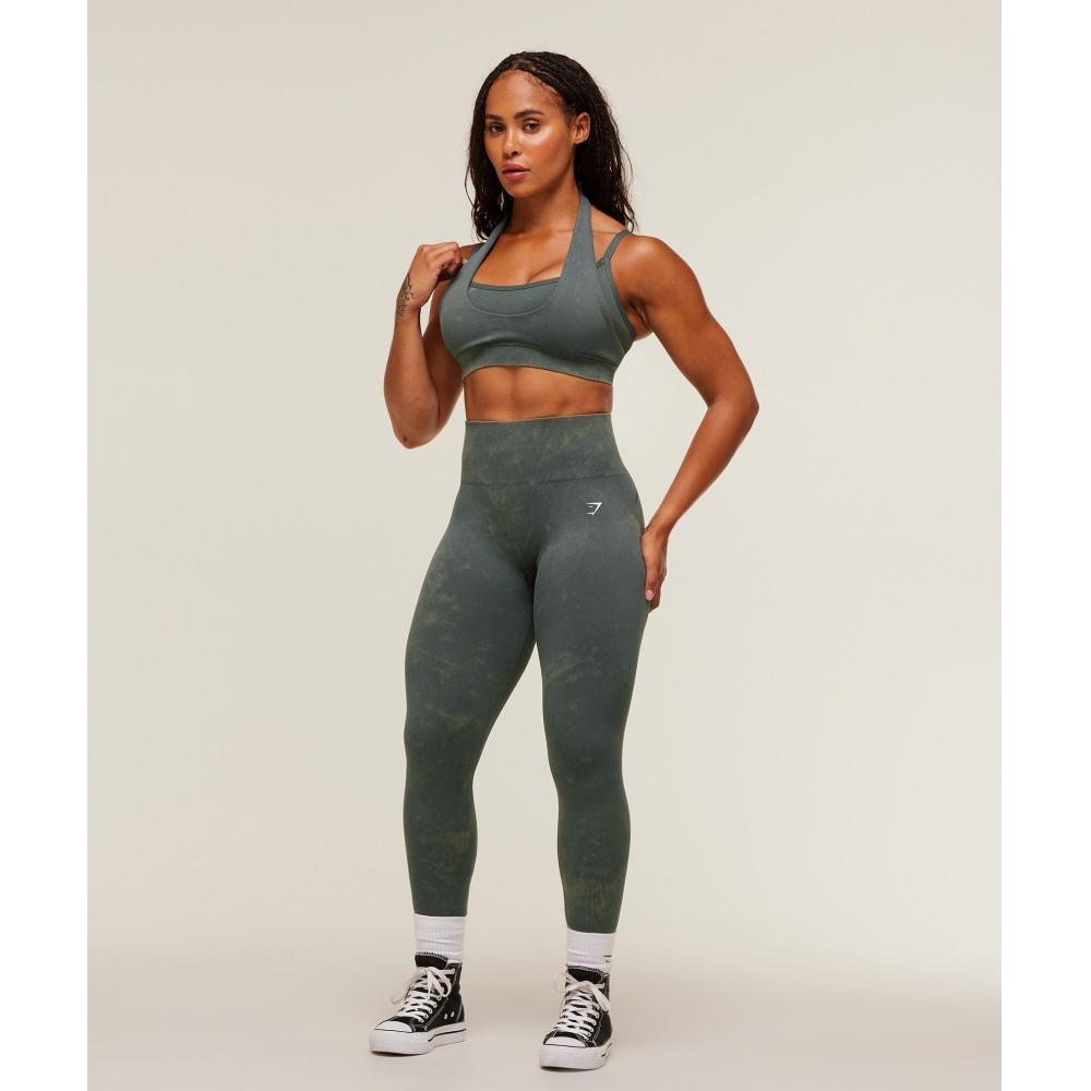 Gymshark Gains Seamless Legging Slate Teal Wash B9a1z Tbrd