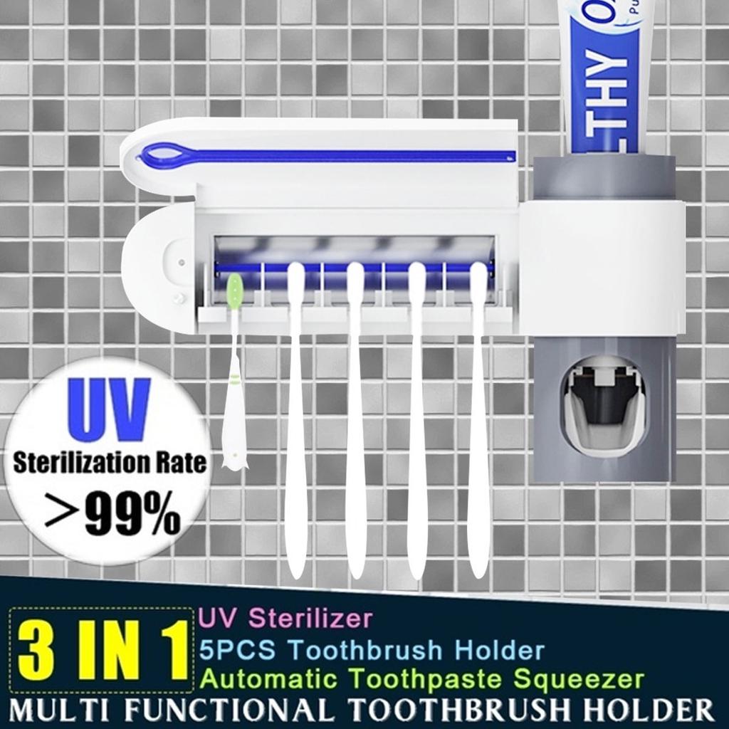 Buy 3 in1 UV Light Ultraviolet Toothbrush Automatic Toothpaste