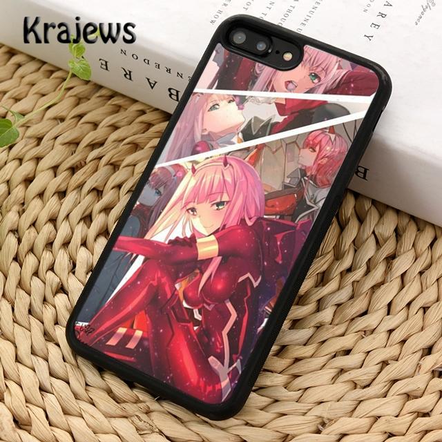 Krajews Zero Two Darling In the FranXX Anime Phone Case Cover For iPhone 14 SE 6 7 8 Plus XR XS 11 12 13 Pro Max Samsung S21 S22