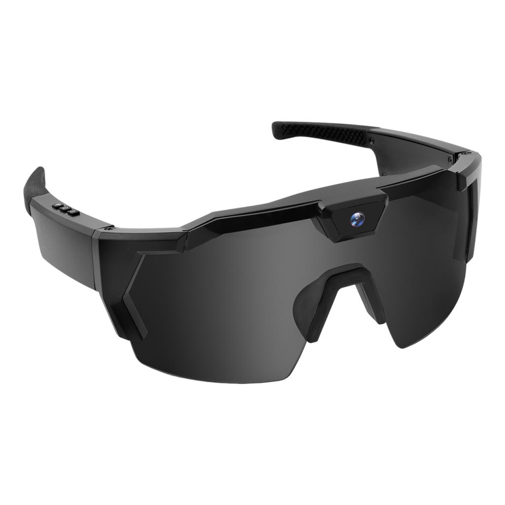 4K HD 1080P POV Sportbrille mit Kamera Baseball Outdoor-Aktivitäten Aufnahmebrille Sonnenbrille Skibrille für Radfahren Wandern