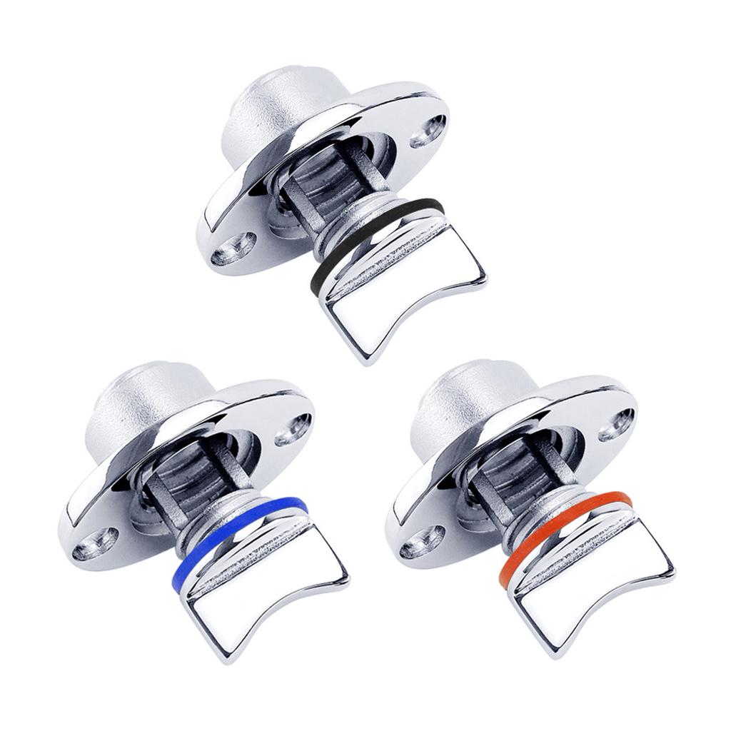 316 Stainless Steel Marine Drain Plug, with Waterproof O Seal Ring, Boat Transoms Garboard Drain Plu