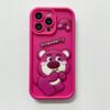Applicable to Honor 200lite mobile phone case cute fun strawberry bear Huawei Nova13 three-dimensional cartoon