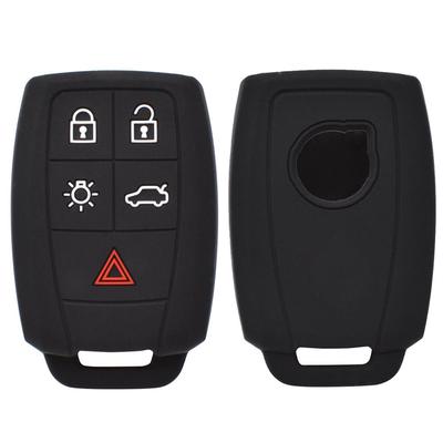 Volvo için XC90 C70 S60 D5 V50 S40 C30 Silikon Uzaktan Anahtar Kutu Fob Kabuk Kapak Cilt Tutucu 5 Düğme