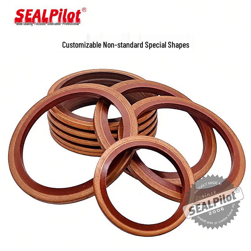 Red Copper Fluororubber Nitrile High-Pressure Oil-Resistant Gasket Seal