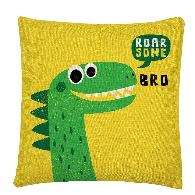 dinosaur shaped pillowcase
