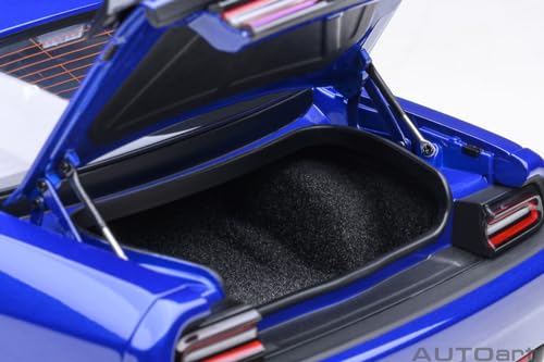 AUTOart 1/18 Scale Dodge Challenger R/T Scat Pack Widebody 2022 Indigo Blue/Metallic Blue Finished Model