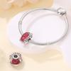 Fashion 925 Silver Colorful Flower Feather Ocean Luminous Glass Charms Beads Fit Qikaola Original Bracelets DIY Jewelry