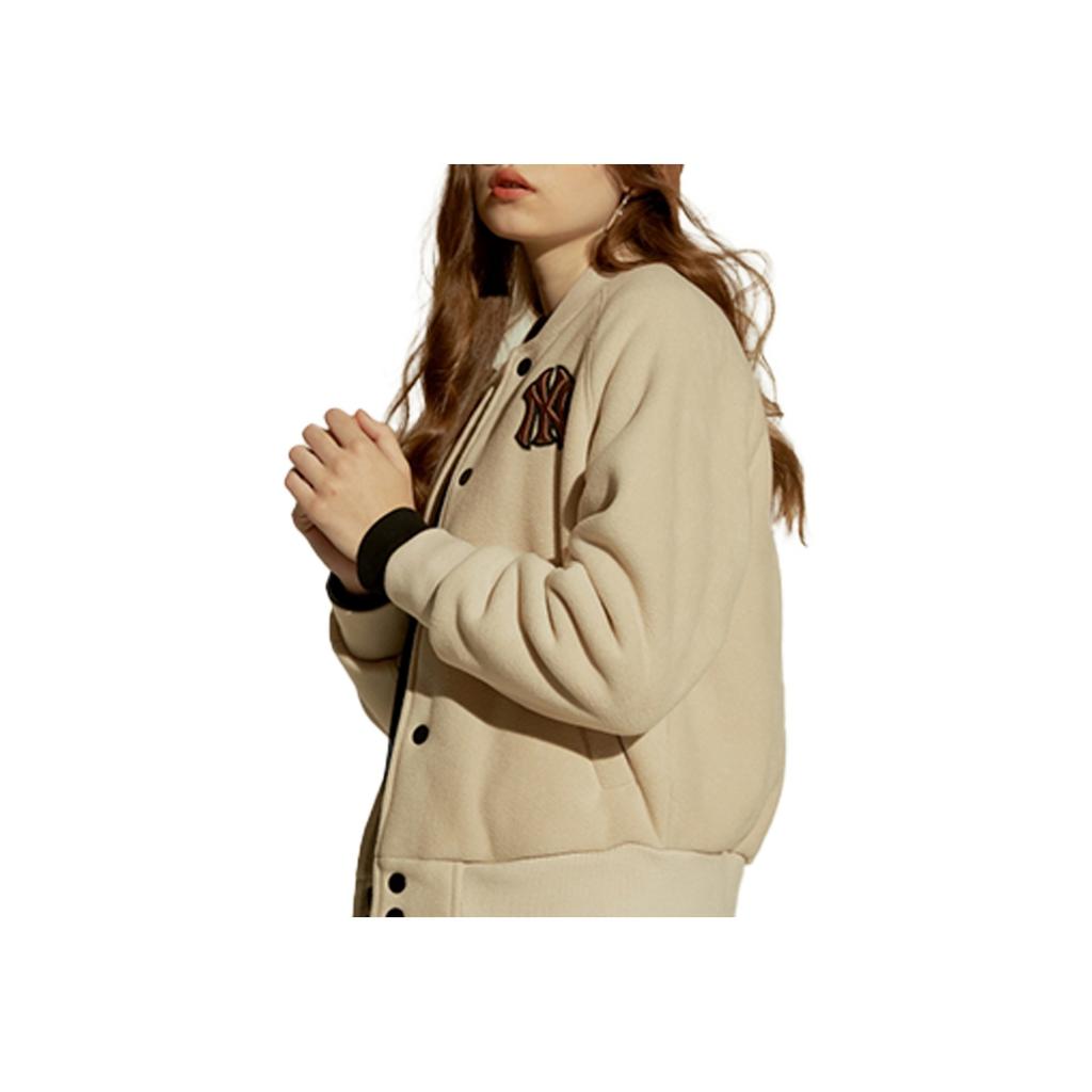 New MLB Velvet Jackets Unisex White 31JP05061-50B