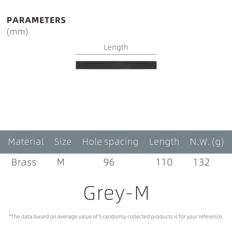 

Dooroom Brass Furniture Handles Modern Fashion Grey Wardrobe Dresser Cupboard Cabinet Drawer Show Box Wine Bar Pulls Knobs