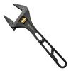 Light Monkey Wrench, No Serrated Edge, Black & Gold, Overall Length 303mm, Maximum Aperture 53mm, FTA-53-BG
