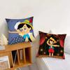 Classic Fairy Tale P-Pinocchio Animation Pillow Case Square Pillow Bedroom Sofa Leisure Comfort LivingRoom Home Decoration 40X40