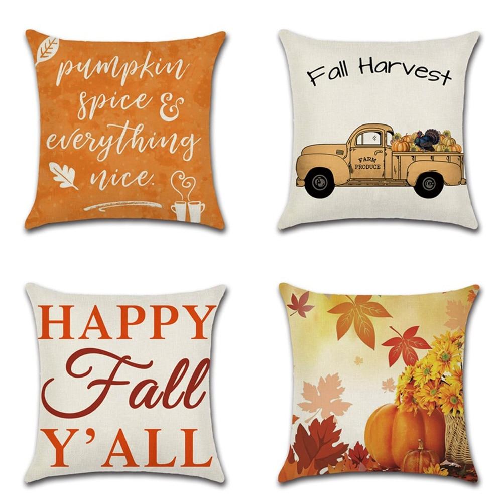 happy fall pillow