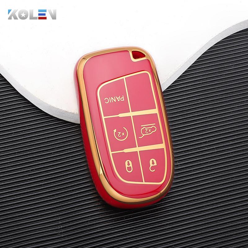 

Tpu Car Remote Key Case Cover Shell For Jeep Renegade Grand Cherokee For Dodge Ram 1500 Journey Charger Challenger Fiat Durango
