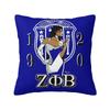 Zeta Phi Beta Sorority Pillow Cover Home Decorative Greek Letter 1920 Cushion Cover Throw Pillow for Car Double-sided Printing