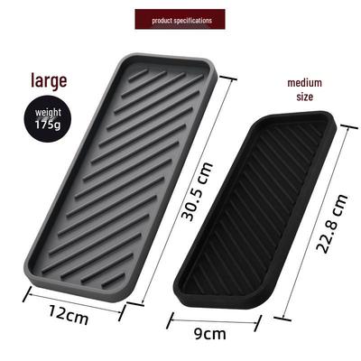 Vassoio Scolapiatti in Silicone: Tappetino Multiuso 30,5x12cm per Bagno e Cucina