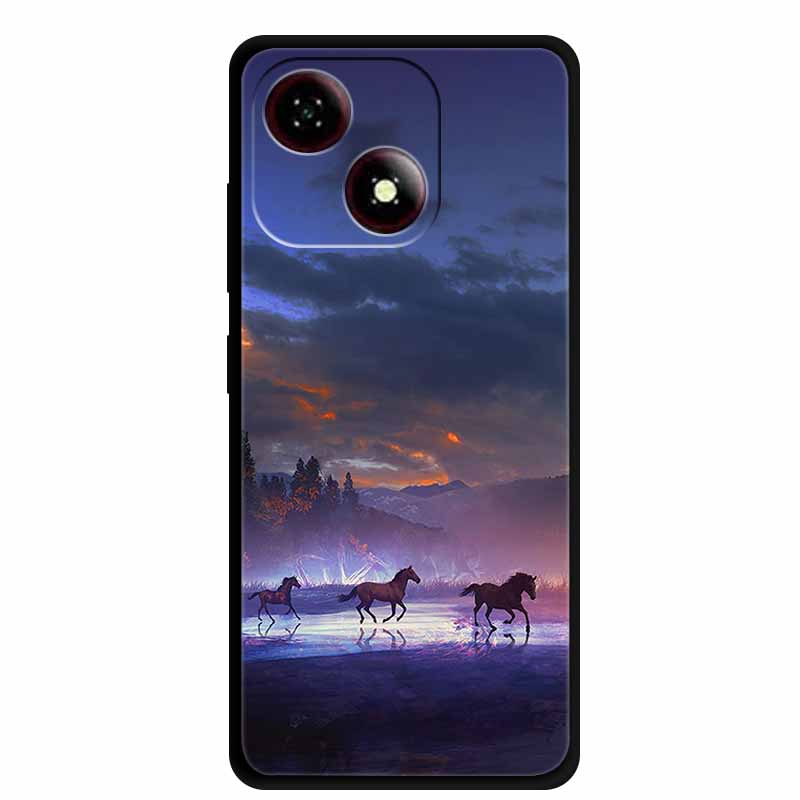Θήκη για ZTE Blade A35e A 35 e A35 e Μαύρη Σιλικόνη Μαλακό Πίσω Κάλυμμα Θήκη για ZTE Blade A35E Θήκη Κινητού Z2466 Funda Καλύμματα