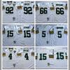 Green Bay Packers NFL Jersey Retro Hombre Mujer Algodón Ropa para Fans Deportivos Uniforme de Equipo 92 5 15 66 MN