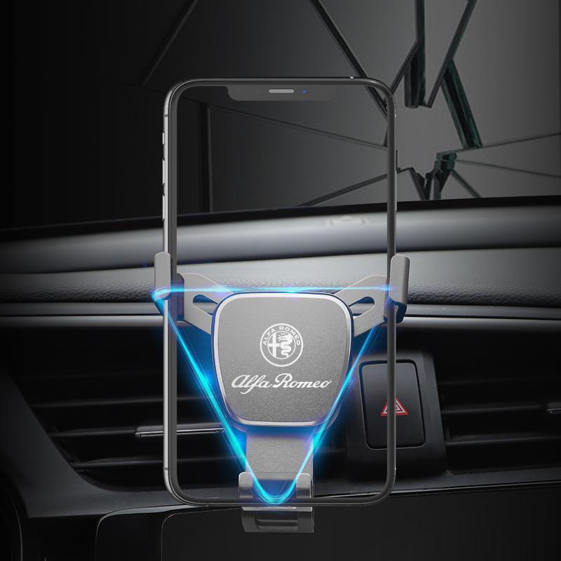 Car Phone Brace Mount Auto Air Vent Handset Holder For Alfa Romeo Giulietta Mito 159 Giulia Stelvio 156 147 Tonale Brera DiscoIW8