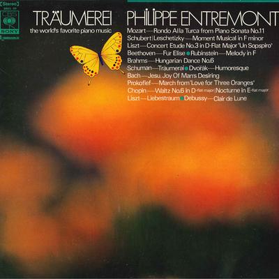 LP Record PHILIPPE ENTREMONT(PIANO) - Traumerei/The World's Favorite Pian SOCL29 CBSSONY Japan Classical Used