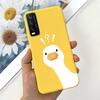 Custodia For Vivo V2027 V2027 Vivo Y11s Y12s Y20i Y20 Custodia per Telefono Morbida Opaca Silicone Liquido Antiurto Paraurti Capa Elegante Moda