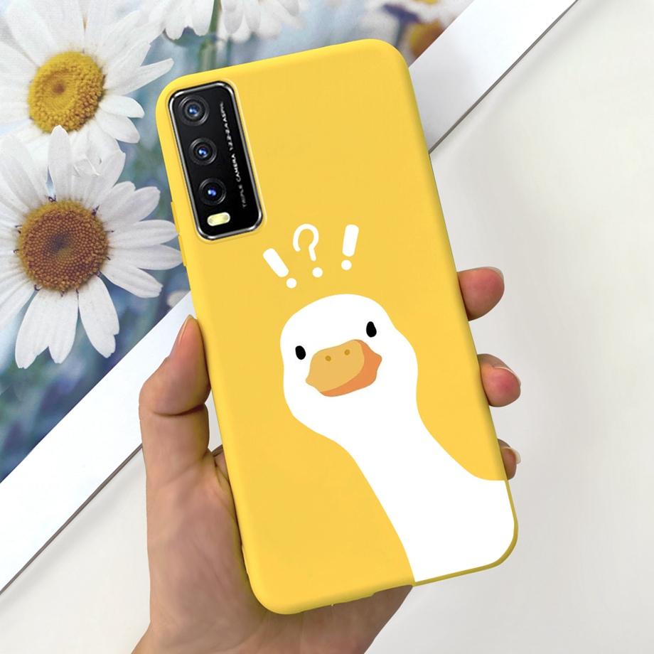 Custodia For Vivo V2027 V2027 Vivo Y11s Y12s Y20i Y20 Custodia per Telefono Morbida Opaca Silicone Liquido Antiurto Paraurti Capa Elegante Moda