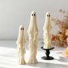 Figure Shaped Silicone Making Tool for Resin Casting and DIY Gypsum Craft, Candle Making Tool for Handmade Halloween Decoration