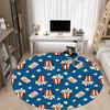 1pc Popcorn, Movie Night Chair Carpet for Office Non-Slip,  Machine Washable Rug for Office, Room - Polyester, Machine Made Yy251029208