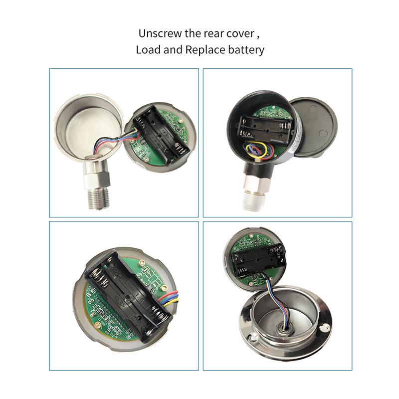 Digital Pressure Gauge Wireless bar mpa psi Air Liquid Fuel Oil Water LCD display Digital Pressure Manometer Low Pressure Gauge
