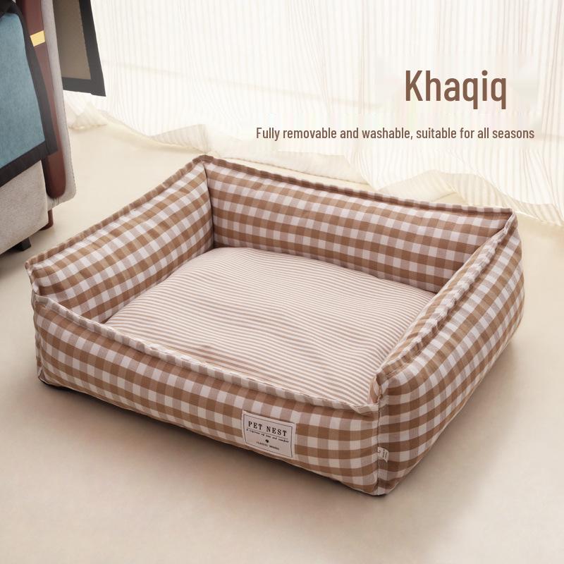 

Всесезонная стирающаяся лежанка для домашних животных для собак и кошек - Маленькие и средние размеры M (50cm x 40cm)