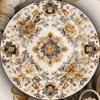 Floral Circular Living Room Coffee Table Carpet Balcony Rocking Chair Hanging Basket Bedroom Bedside Dressing Table Computer Chair Cushion