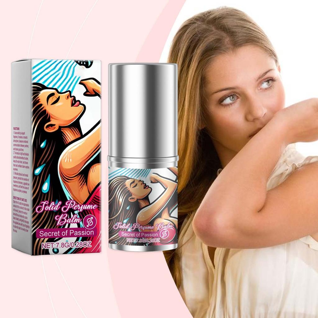 Women's Solid Light Balm, Elegant Refreshing Silky Light Stay Portable Dating Balm For Couples