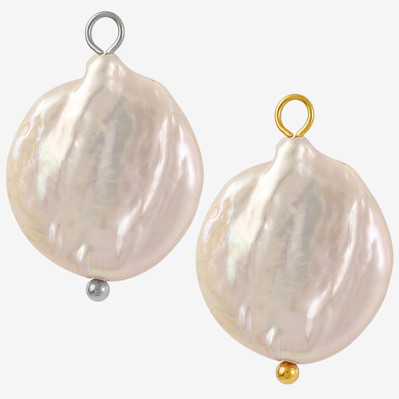 1pcs Irregular Geometric Round Square Real Natural Shell Pearl Charms For Jewelry Making Bulk Handmade Earrings Pendant Material