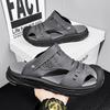 Leder Herrenschuhe Sommer Neu Große Größe Herren Sandalen Herren Sandalen Mode Sandalen Hausschuhe Große Größe 38-47